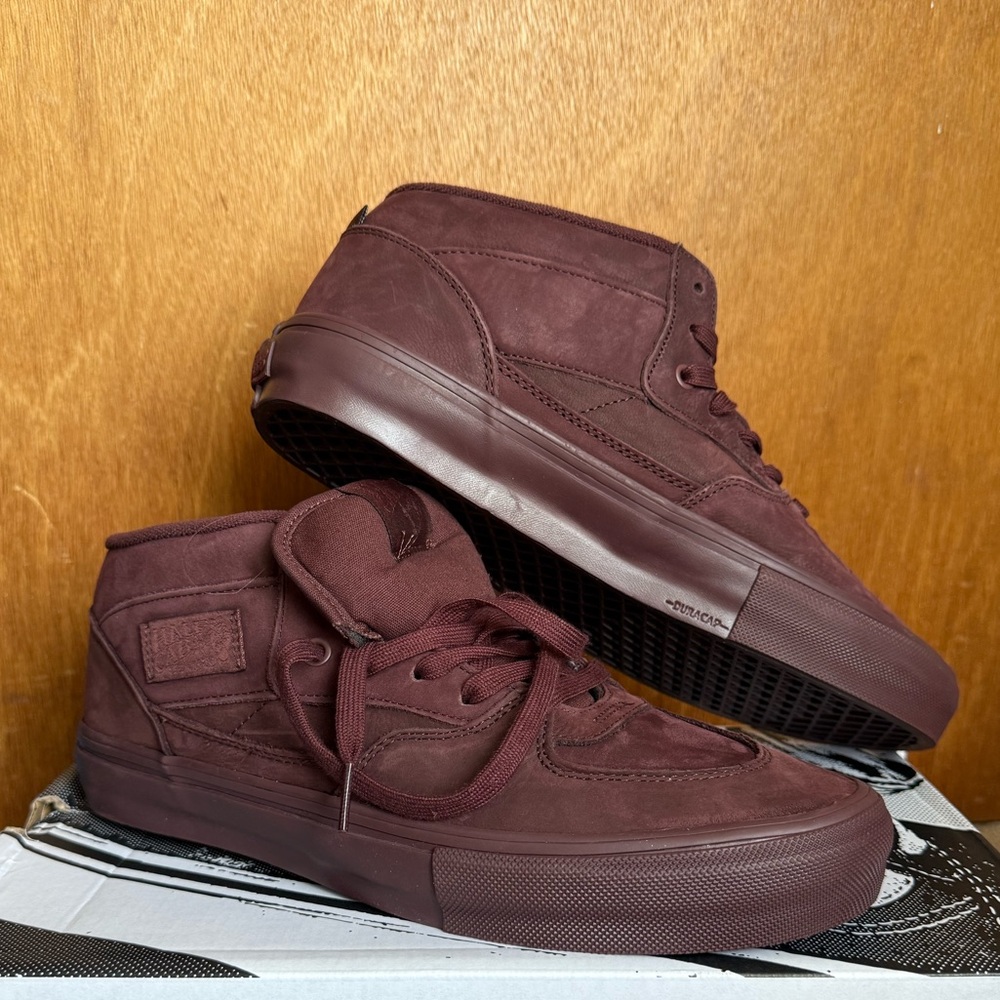 Vans Skate Half Cab High-Top Sneakers Mono Chocolate